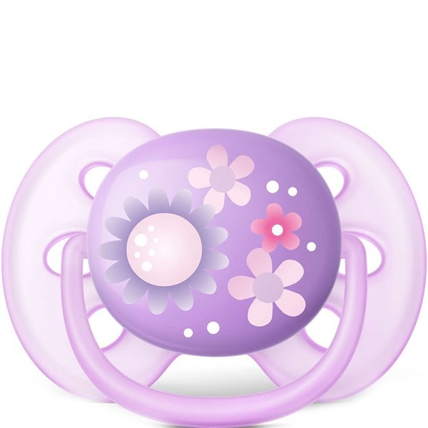 Chupete Avent Ultra Soft 6-18 Meses Lila Scf 227/22 alt