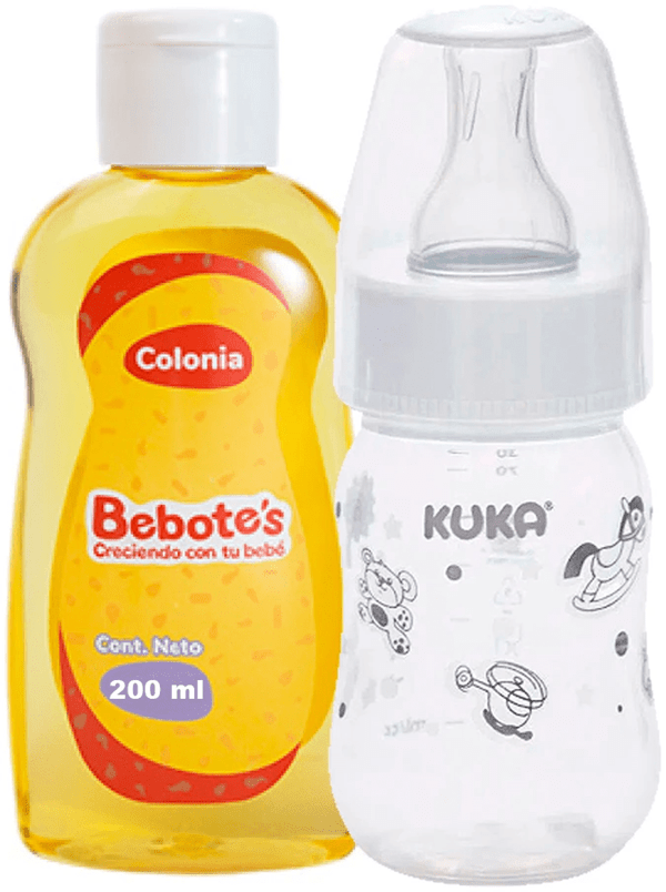 PACK BEBOTES COLONIA | 200ML+ Mamadera #1