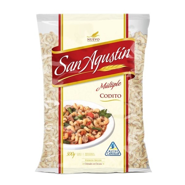 Fideos Codito San Agustín 500 Grs. #1