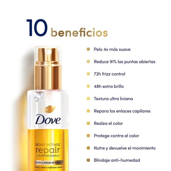 Óleo + Sérum DOVE Bond Intense Repair 110 ml alt