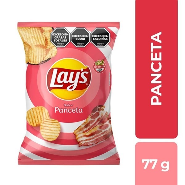 Papas Fritas Panceta Lays 77 gr #1