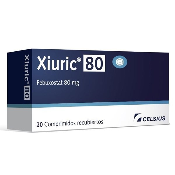 Xiuric 80 Mg | 20 Comprimidos | Febuxostat #1