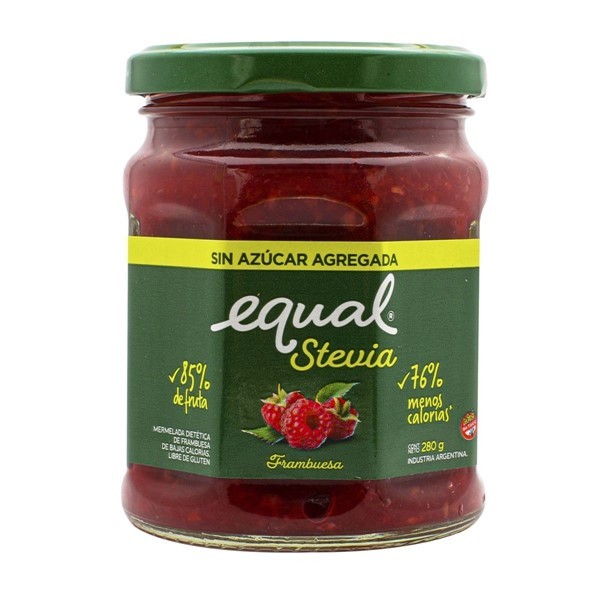 Equal Sweet Mermelada Stevia Frambuesa 280 gr #1