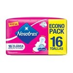 Nosotras Toallitas Higénicas Clásicas Tela X 16 U | Unico #1