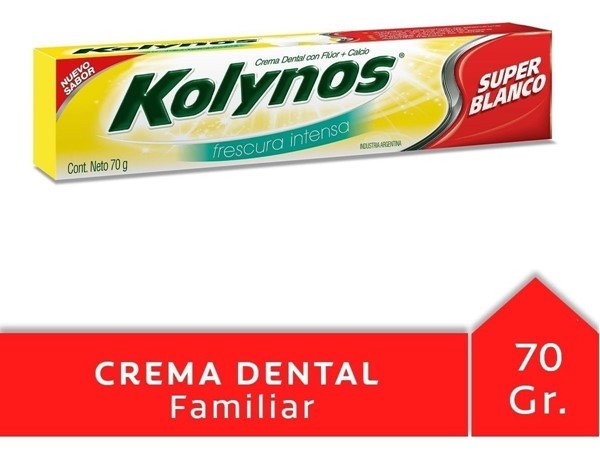 Kolynos Súper Blanco Frescura Intensa Crema Dental 70 g #1
