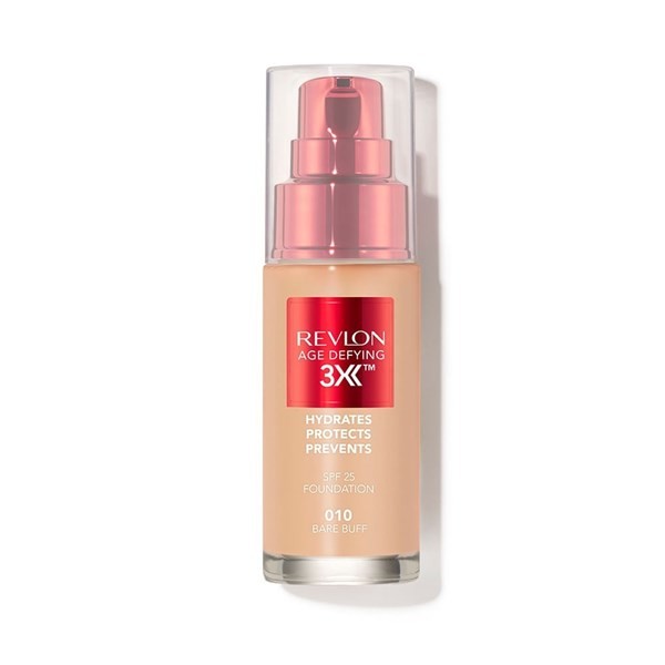 Base Líquida Revlon Age Defying 3X | Color Bare Buff #1