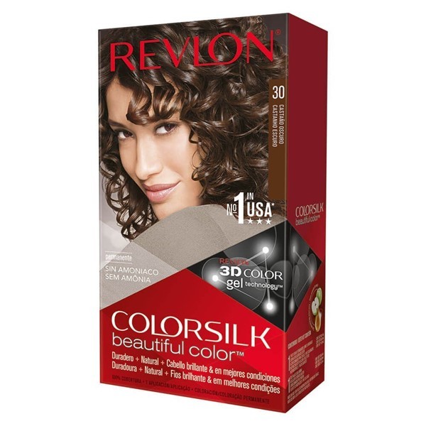 Colorsilk Kit Coloracion 30 Castaño Oscuro 3 Castano Oscuro #1