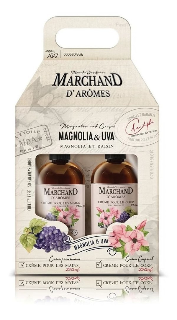 Marchand D' Aromes Cremas Corporal + Manos Magnolia Y Uva #1