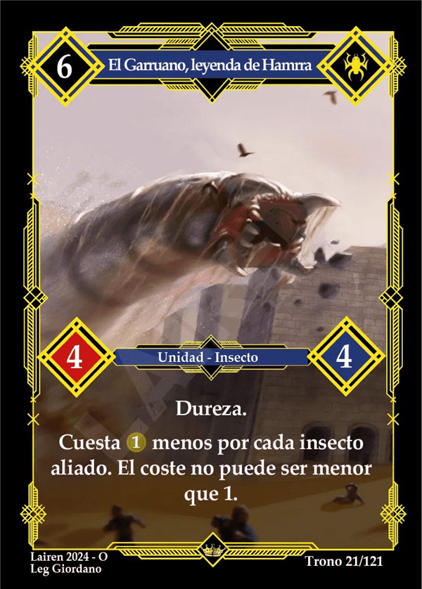 021 El Garruano, Leyenda De Hamrra Precon Insecto/Animal - Coste 6 #1