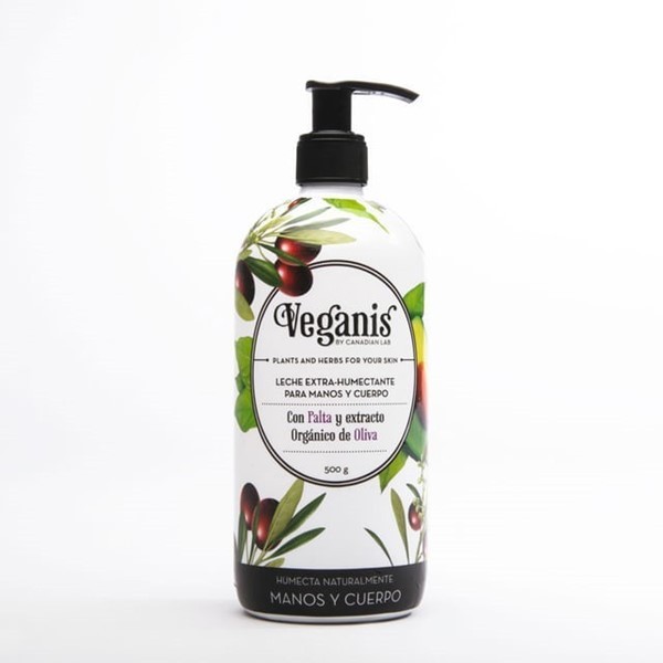 Veganis Leche Extra Humectante de Palta Y Oliva 500 gr