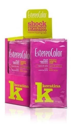 Estereocolor Shock Reparador Intensivo Keratina 10 x 50 g #1