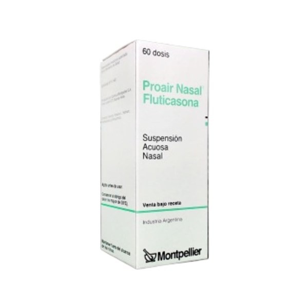 Montpellier Proair Nasal Fluticasona Suspensión Acu. x 60 Dosis #1