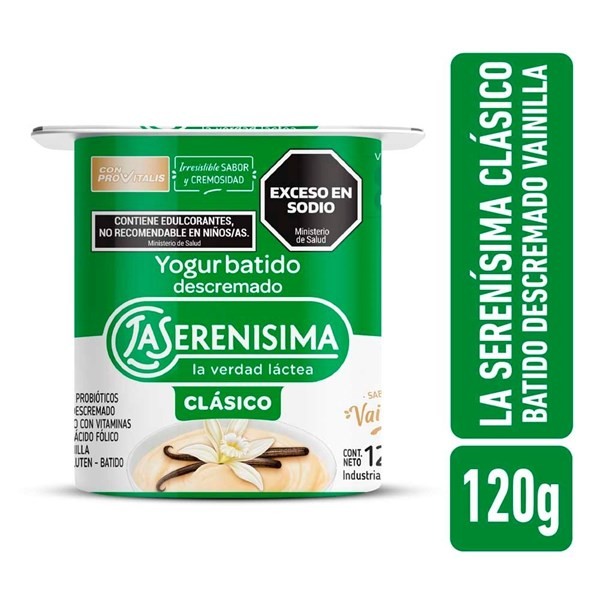 Lsclasico Yogur Descremado Batido La Serenisima Clasico Vainilla 120 G