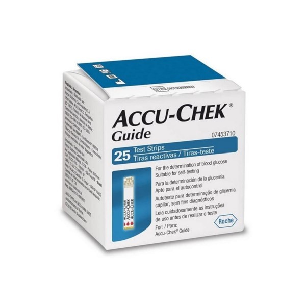 Accu Chek Tiras Reactivas Guide (25 Unidades) alt