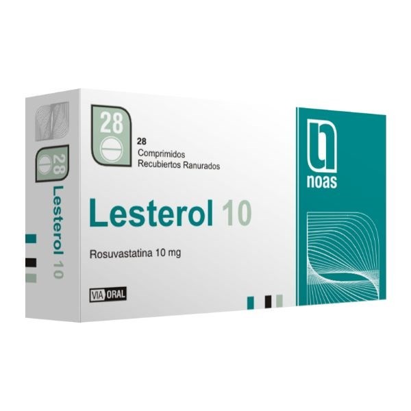 Lesterol 10 mg | 28 Comprimidos | Rosuvastatina
