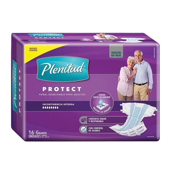Pañales Para Adultos Plenitud Protect x 16 un