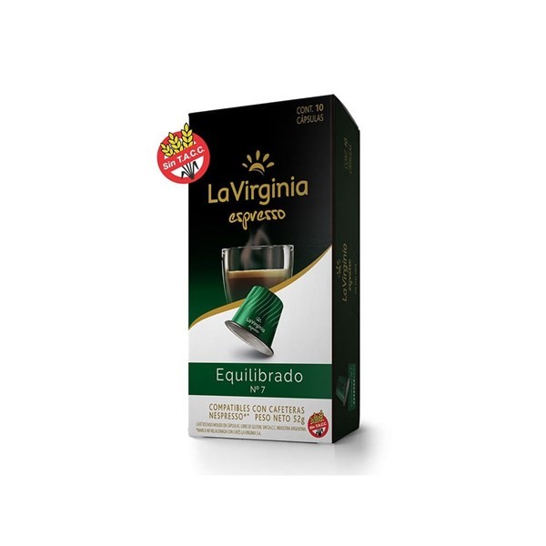Cafe La Virginia Capsulas Equilibrio 52 xg