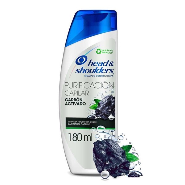Shampoo Head & Shoulders Purificación Capilar x 180 ml alt