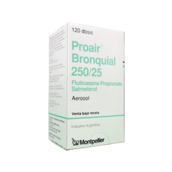 Montpellier Proair Bronquial Fluticasona + Salmeterol 250 / 25 Mcg Aerosol x 120 Dosis #1