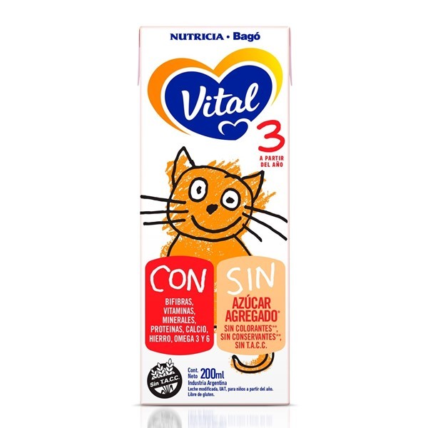 Vital Infantil 3 Brik 200 ml alt