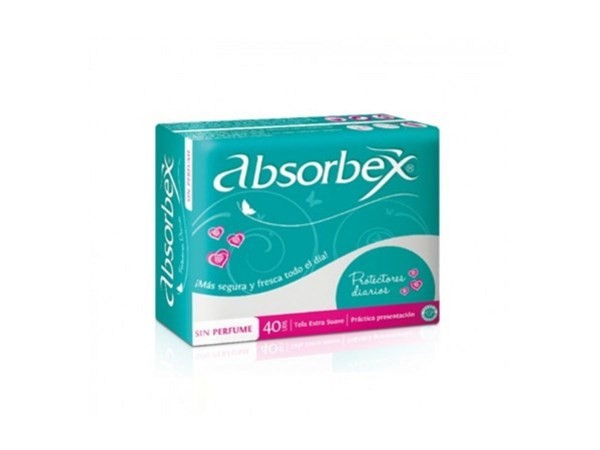 Absorbex Protectores Diarios  Sin Perfume | 40 unidades