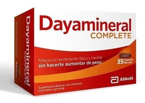 Dayamineral Complete | 35 comprimidos | Vitaminas, Minerales y Ginseng | Abbott #1