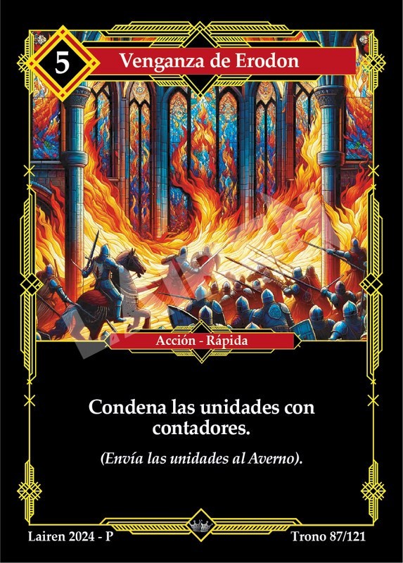 087 Venganza De Erodon Precon Animal/Insecto - Coste 5 #1