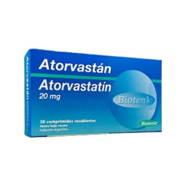 Biotenk Atorvastan Atorvastatín 20 Mg x 30 Comp Recubiertos #1