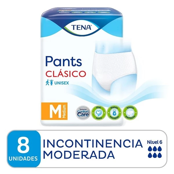 Tena Pants Clásicos (8 Unidades) M