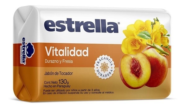 Estrella Jabon de Tocador Vitalidad 130 gr 3 Unidades #1