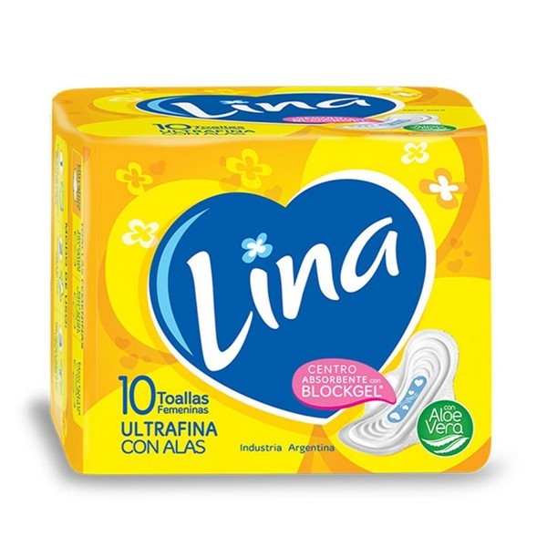 Lina Toalla Ultrafina Con Alas 8 (Unidades) alt