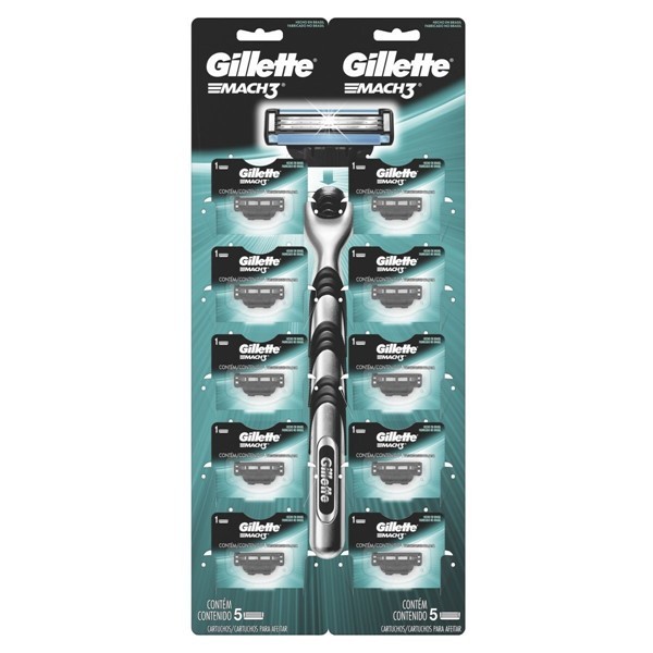 Gillette Cartucho Para Afeitar 3 mach Repuesto alt