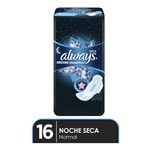 Always Seca Noches Tranquilas Toallitas Femeninas C/alasx16u | Unico #1