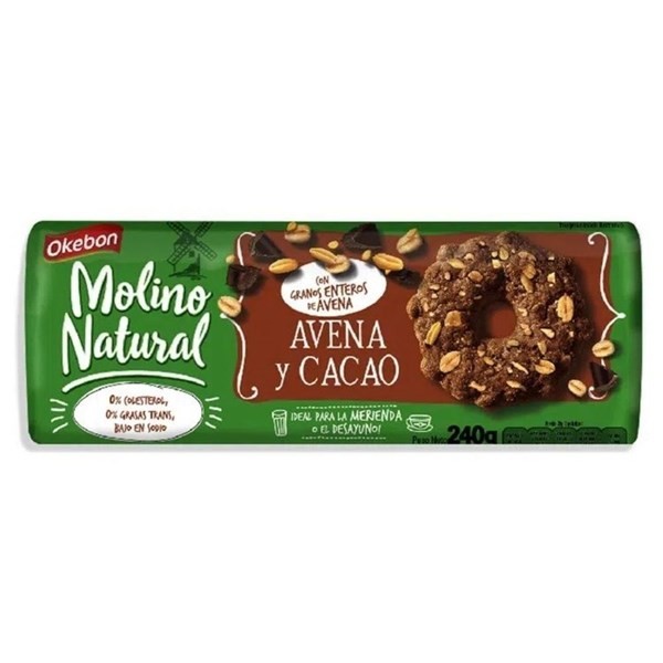 Mir Galleta Okebon Avena Cacao 240 gr #1