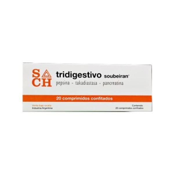 Soubeiran Chobe Tridigestivo Vl Pepsina + Asoc x 20 Comp #1