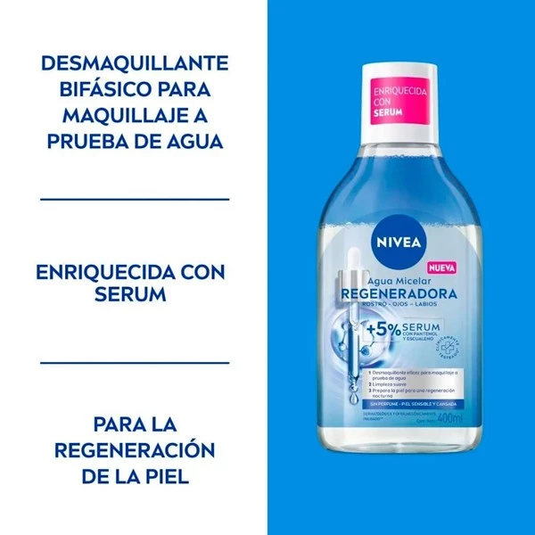 Nivea Agua Micela Regeneradora 400 ml alt