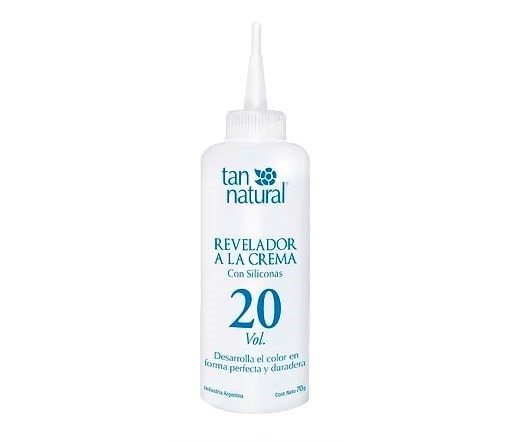 Tan Natural Revelador Crema 20 volumenes Decoloración #1