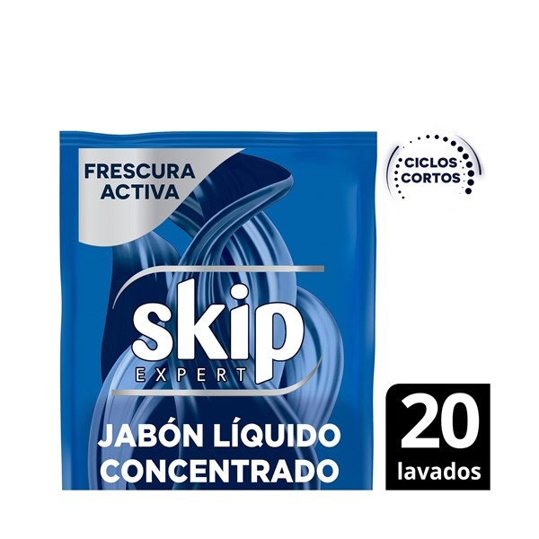 Jabón Líquido Concentrado Skip Frescura Activa 800 ml #1
