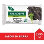 Palmolive Naturals Carbon Purificante Jabón en Barra 3 90 xg #1