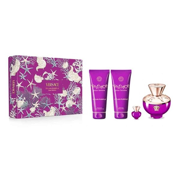 Versace Dylan Purple Set EDP 100ml  + Shower Gel + Body Lotion