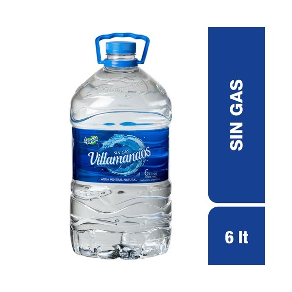 Agua Mineral Villamanaos Sin Gas 6 l. #1