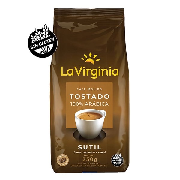 Café Molido La Virginia Tostado Sutil 250 g alt