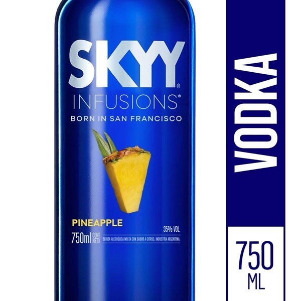 Vodka Skyy Infusions Pineapple 750 Cc #1