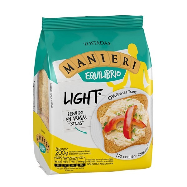 Tostadas Light Manieri Equilibrado 200 g. #1