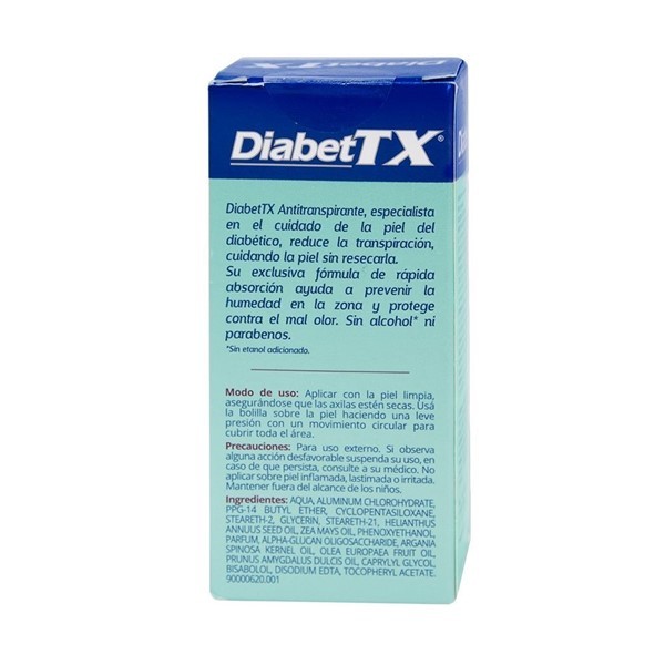 Diabetx Antitranspirante Roll On 50 ml alt