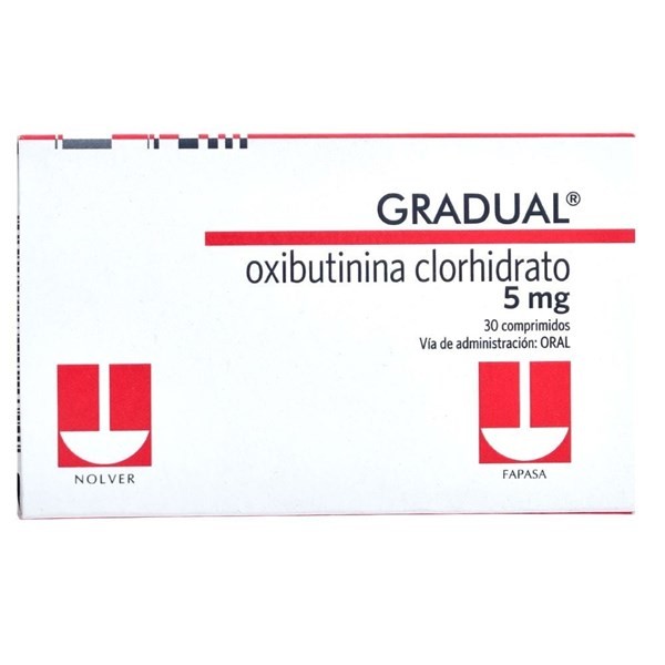 Gradual 5 Mg | 30 Comprimidos | Oxibutinina #1