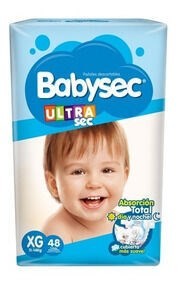 Pañales Babysec Ultra Talle XXG | 48 pañales #1