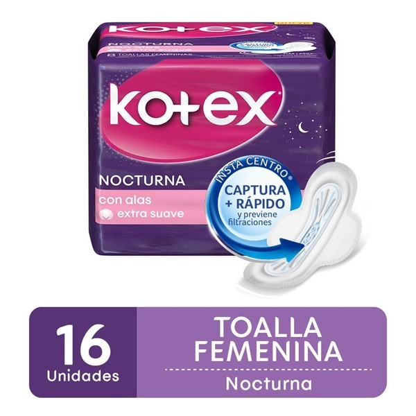 Toalla Femenina Nocturna (16 Unidades) #1
