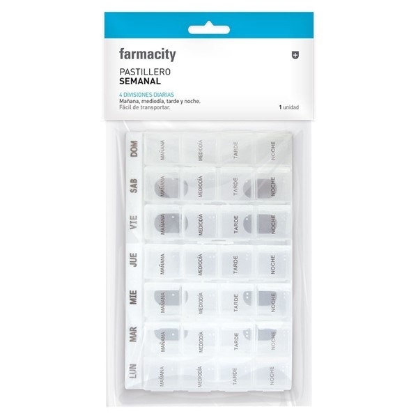 Pastillero Farmacity Semanal 4 Divisiones #1