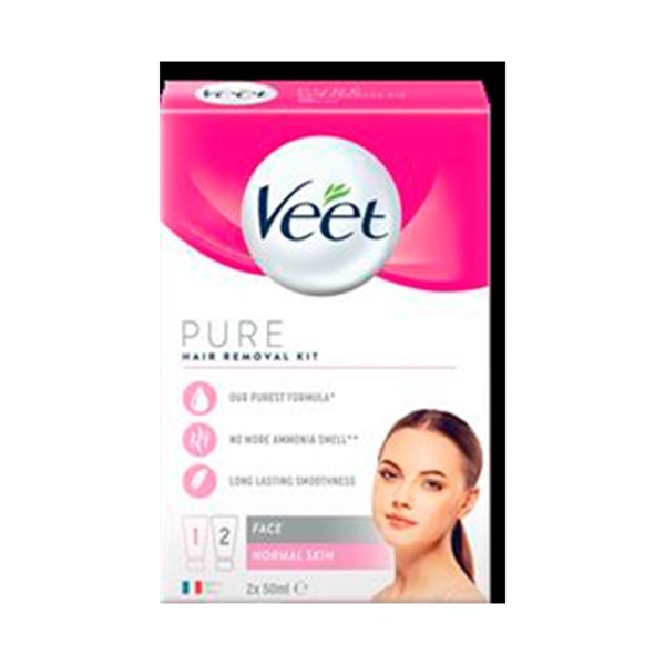 Crema Depilatoria Facial Veet Kit X2 500 cc. #1